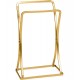 Porta Toalha Para Lavabo 31,5 Cm Altura Linha Dourado Fosco